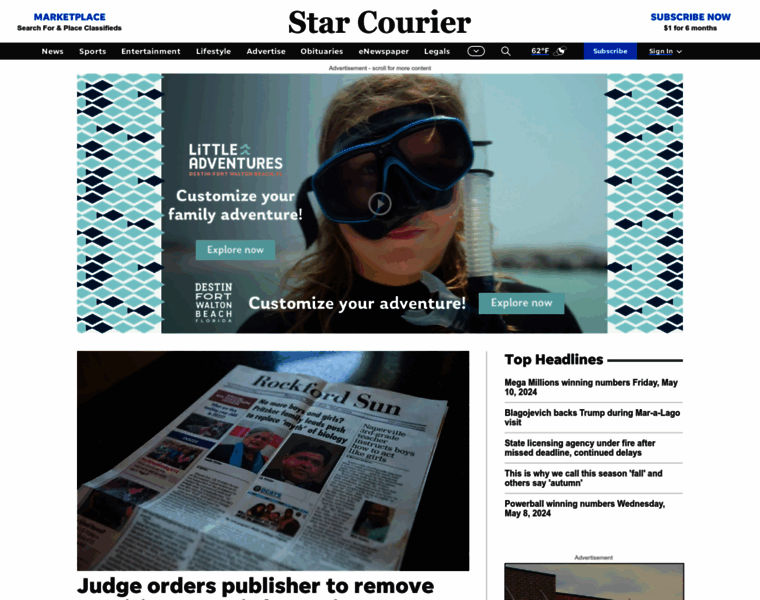 Starcourier.com thumbnail