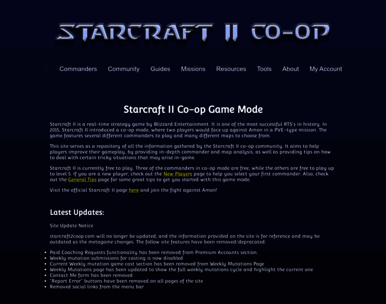 Starcraft2coop.com thumbnail