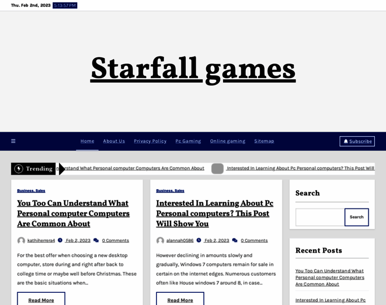 Starfallgames.net thumbnail