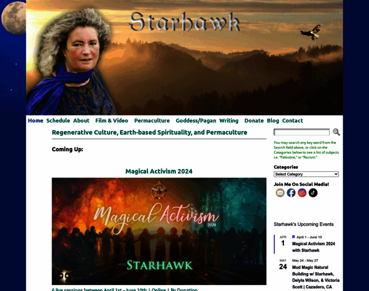 Starhawk.org thumbnail