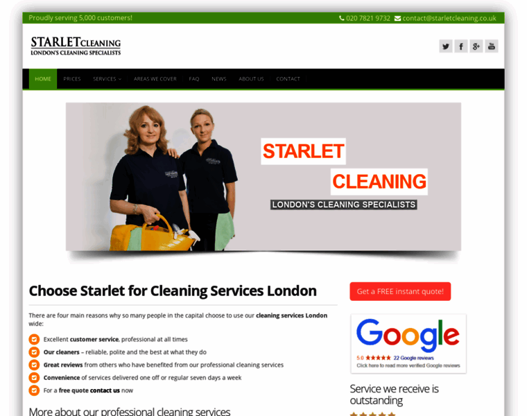 Starletcleaning.co.uk thumbnail