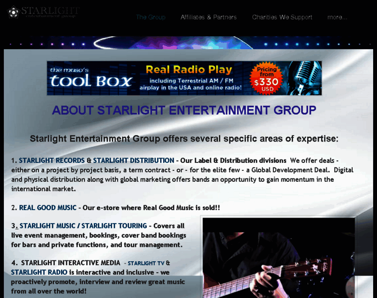 Starlightentertainment.net thumbnail