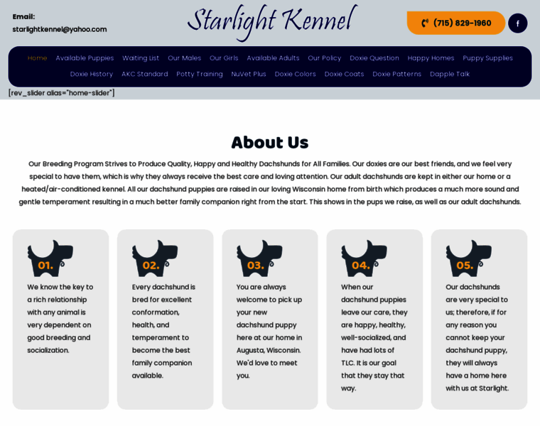 Starlightkennel.com thumbnail