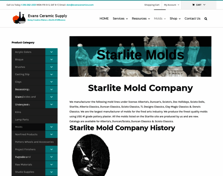 Starlitemolds.com thumbnail