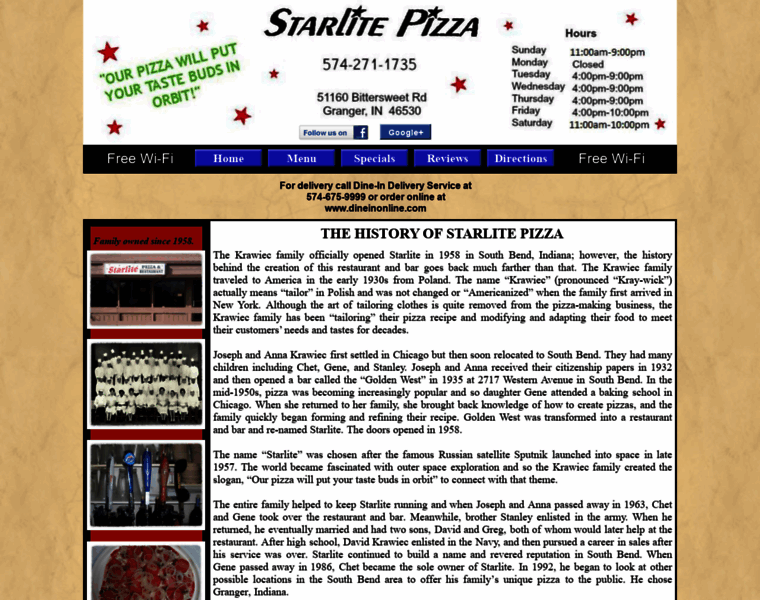 Starlitepizza.com thumbnail