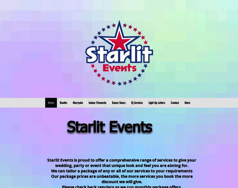 Starlitevents.co.uk thumbnail
