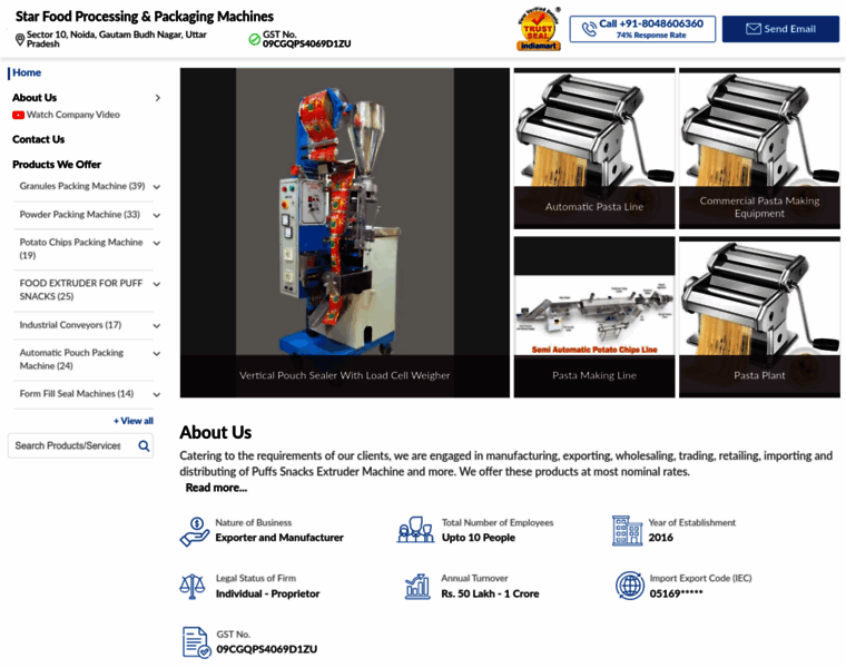 Starpackagingmachines.com thumbnail Starpackagingmachines.com thumbnail