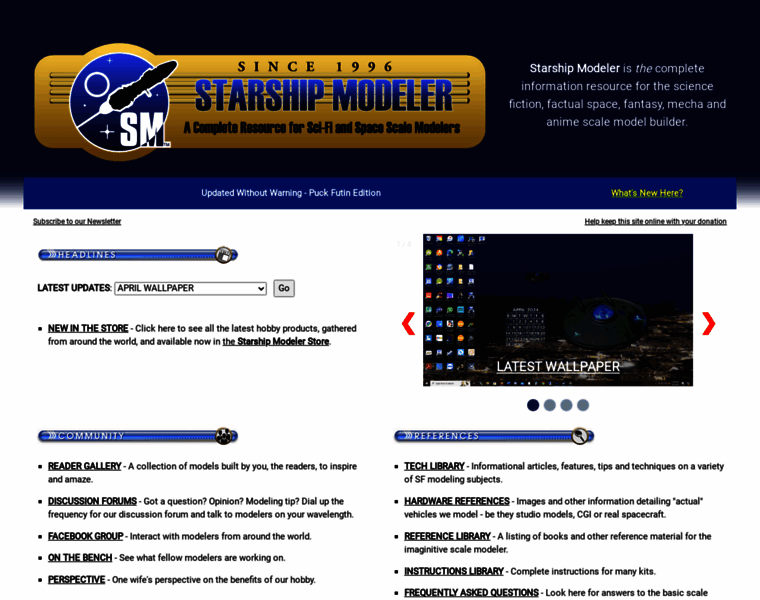 Starshipmodeler.com thumbnail