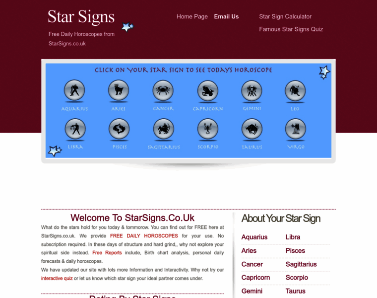 Starsigns.co.uk thumbnail