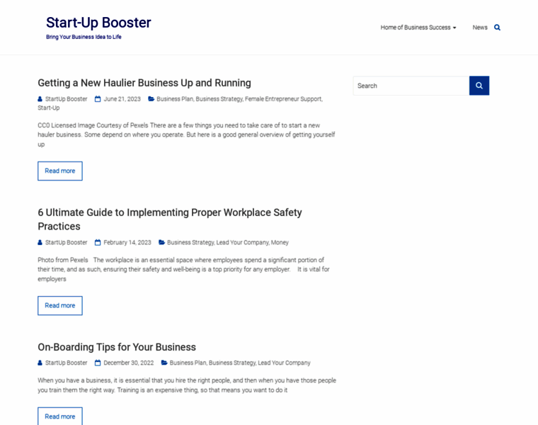 Start-up-booster.com thumbnail