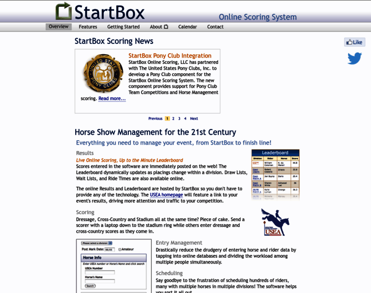 Startboxscoring.com thumbnail