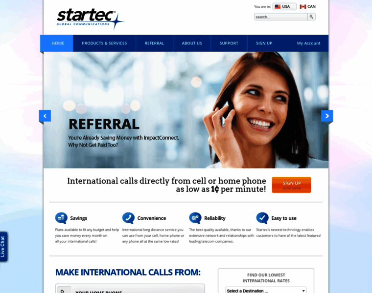 Startec.com thumbnail