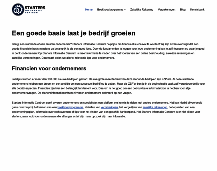 Startersinformatiecentrum.nl thumbnail
