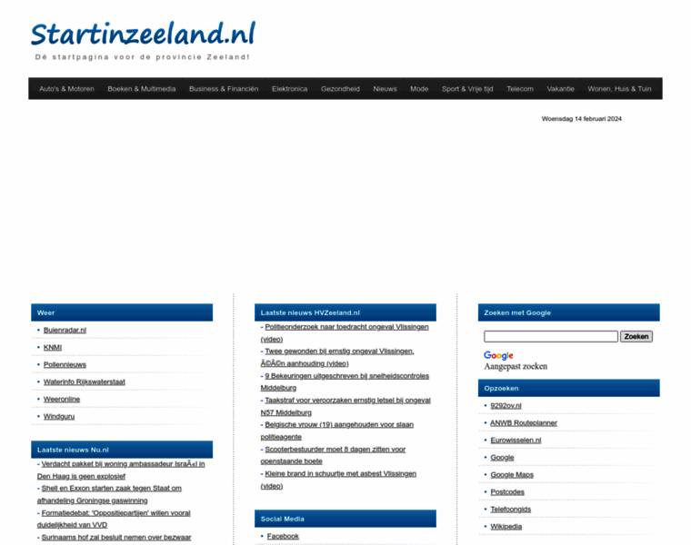 Startinzeeland.nl thumbnail