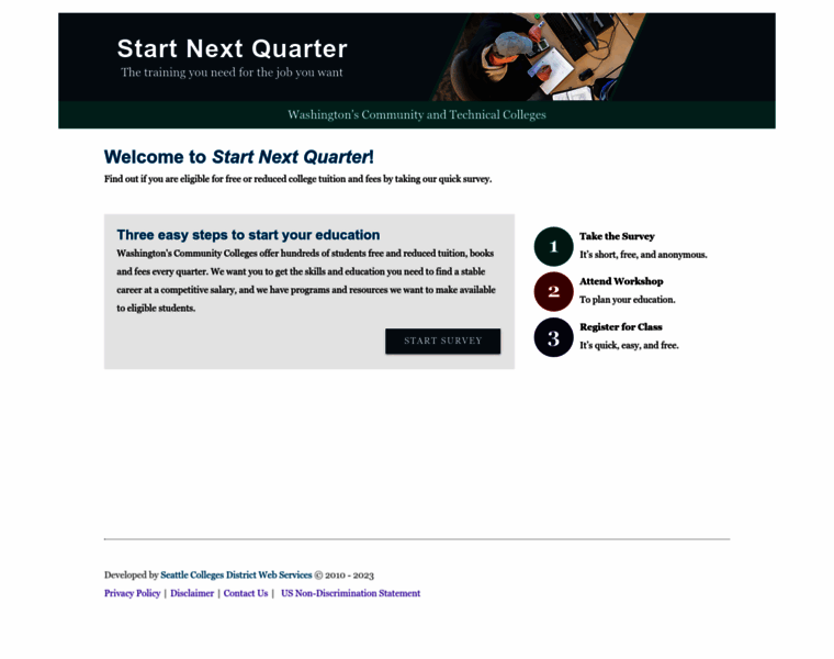 Startnextquarter.org thumbnail