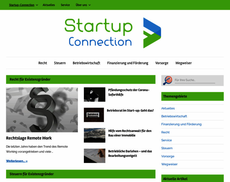 Startup-connection.de thumbnail