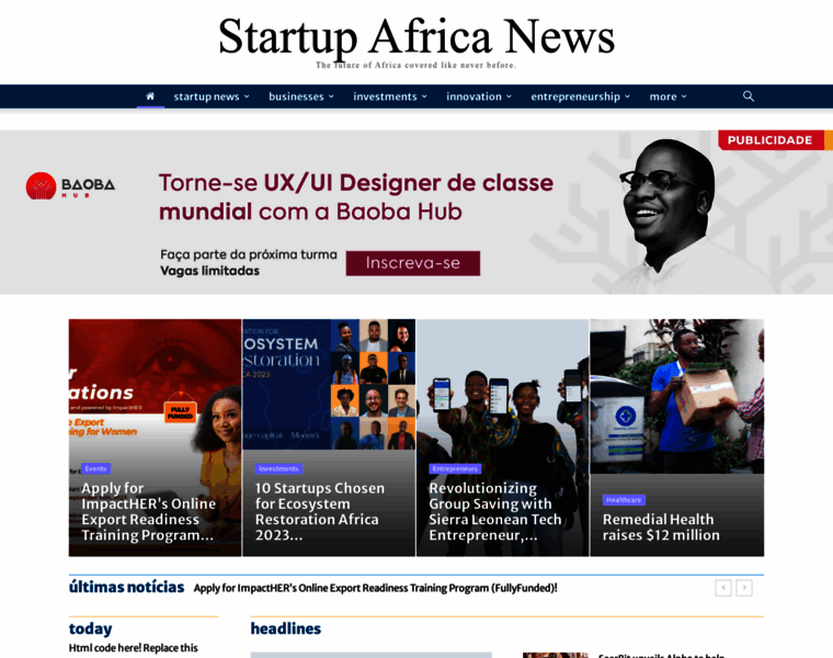 Startupafrica.news thumbnail