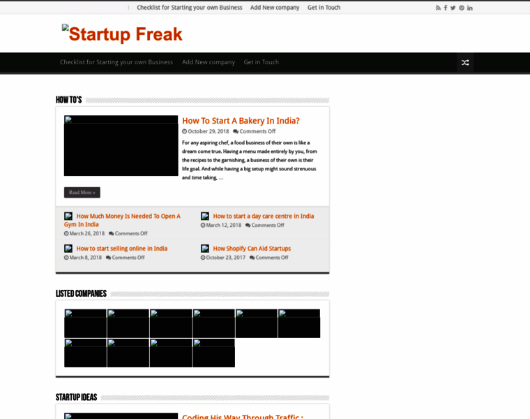 Startupfreak.com thumbnail
