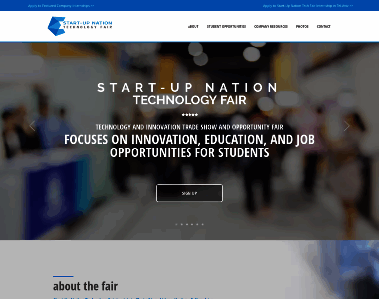 Startupnationtechfair.org thumbnail