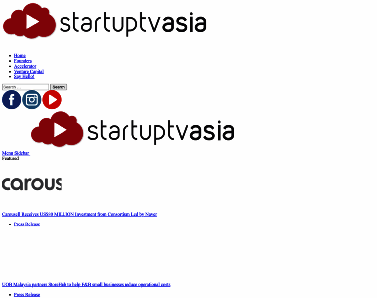 Startuptvasia.com thumbnail