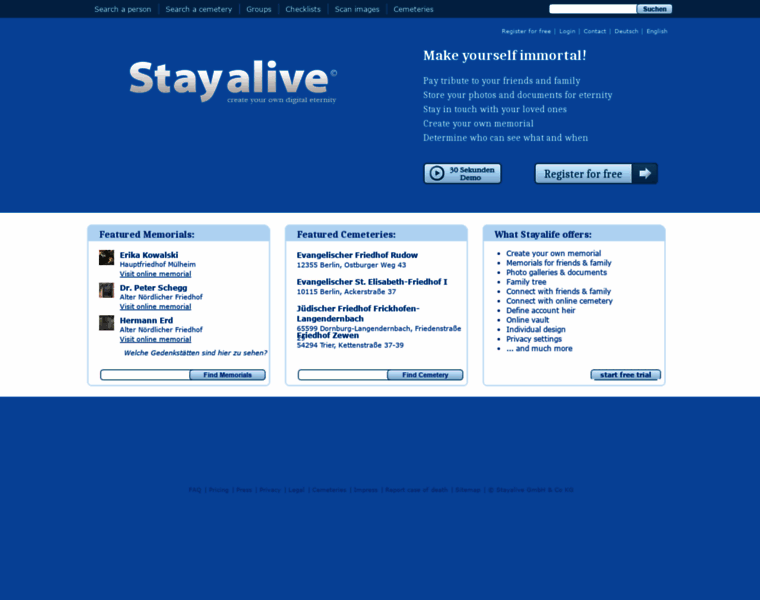 Stayalive.com thumbnail