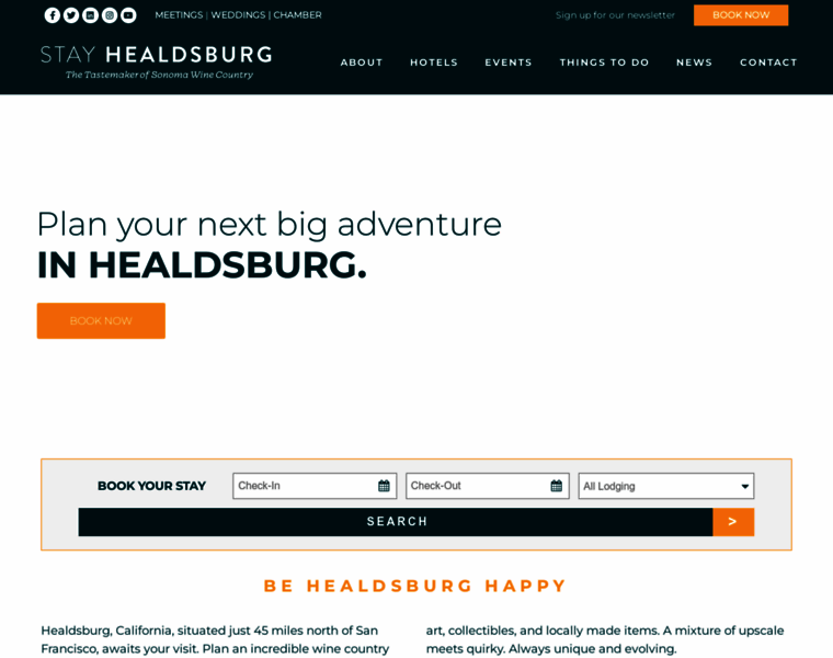 Stayhealdsburg.com thumbnail