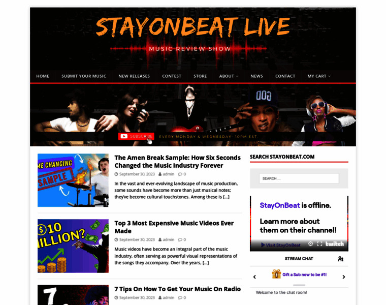 Stayonbeat.com thumbnail