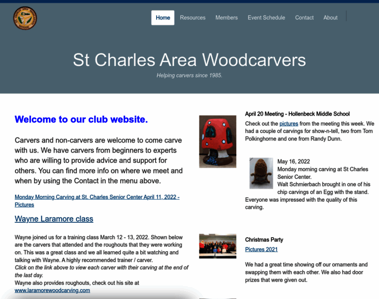 Stcharlesareawoodcarvers.com thumbnail
