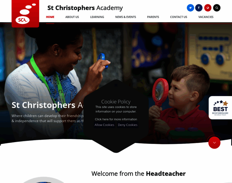 Stchristophersacademy.org thumbnail