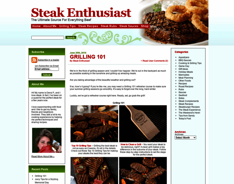 Steak-enthusiast.com thumbnail