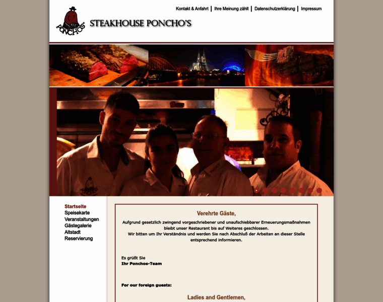 Steakhouse-ponchos.com thumbnail