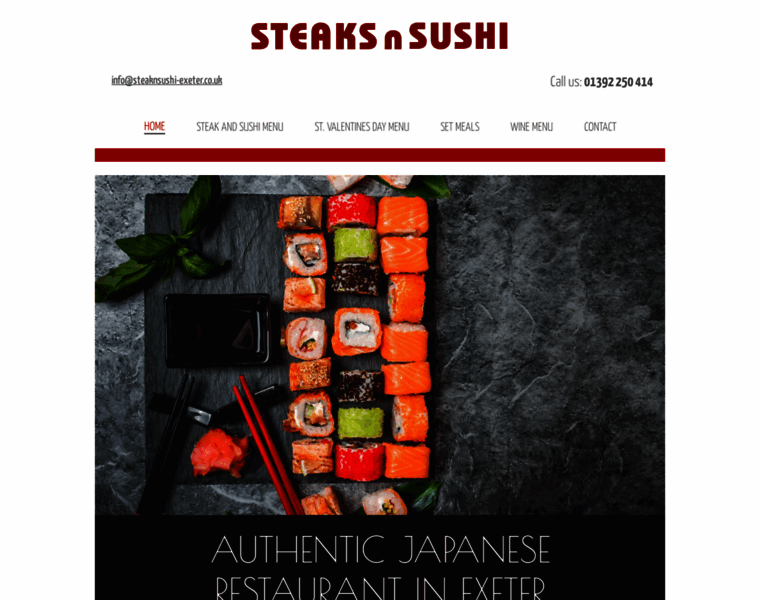 Steaknsushi-exeter.co.uk thumbnail