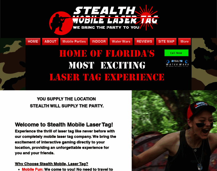 Stealthmobilelasertag.com thumbnail