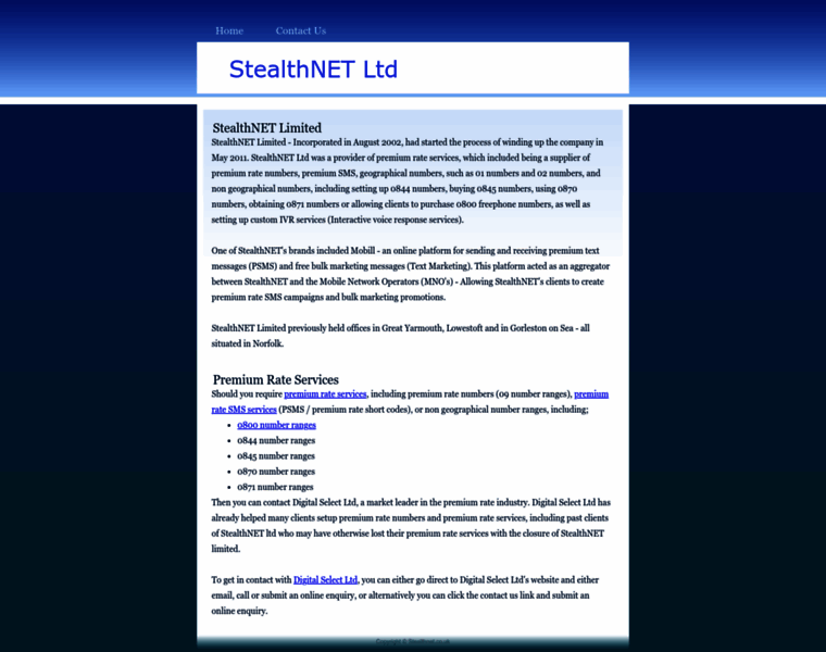 Stealthnet.co.uk thumbnail
