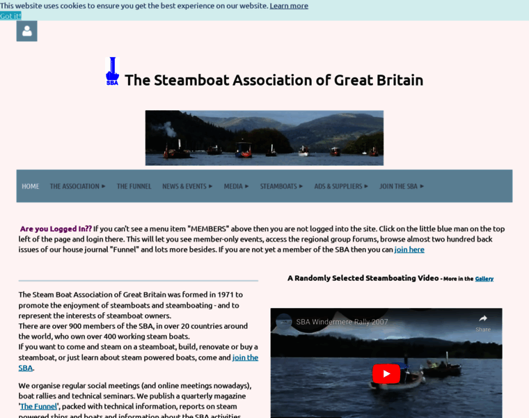 Steamboatassociation.org.uk thumbnail