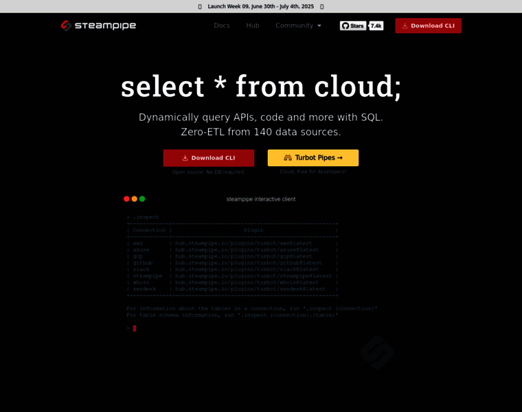 Steampipe.io thumbnail Steampipe.io thumbnail