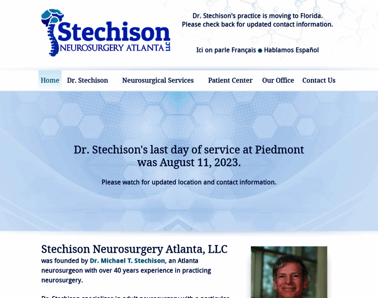 Stechisonneurosurgery.com thumbnail