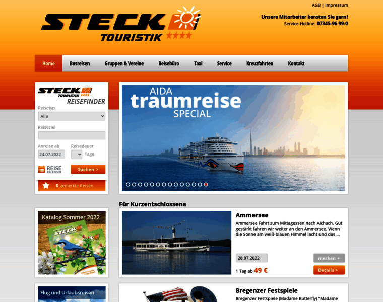 Steck-touristik.de thumbnail