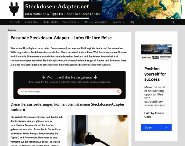 Steckdosen-adapter.net thumbnail