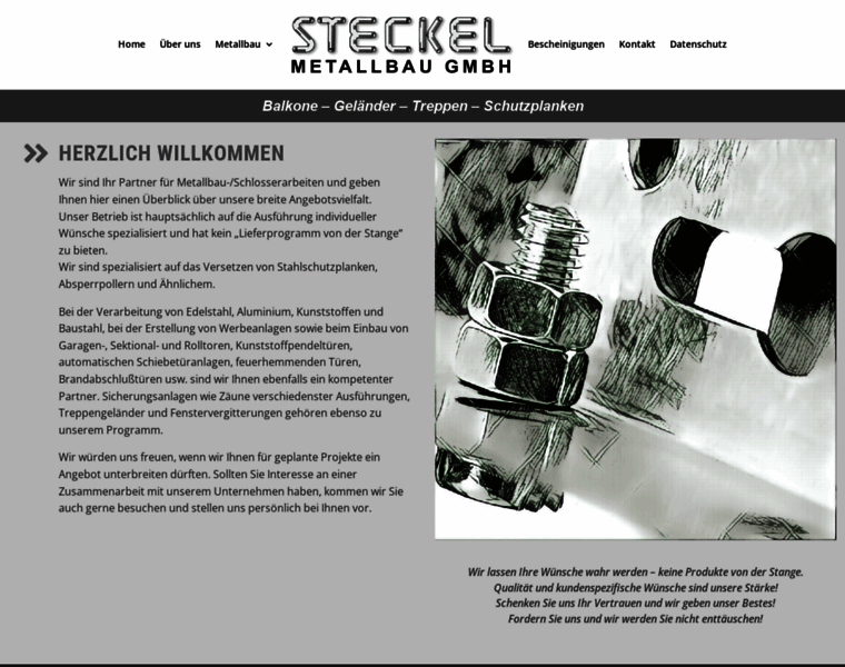 Steckel-metallbau.de thumbnail