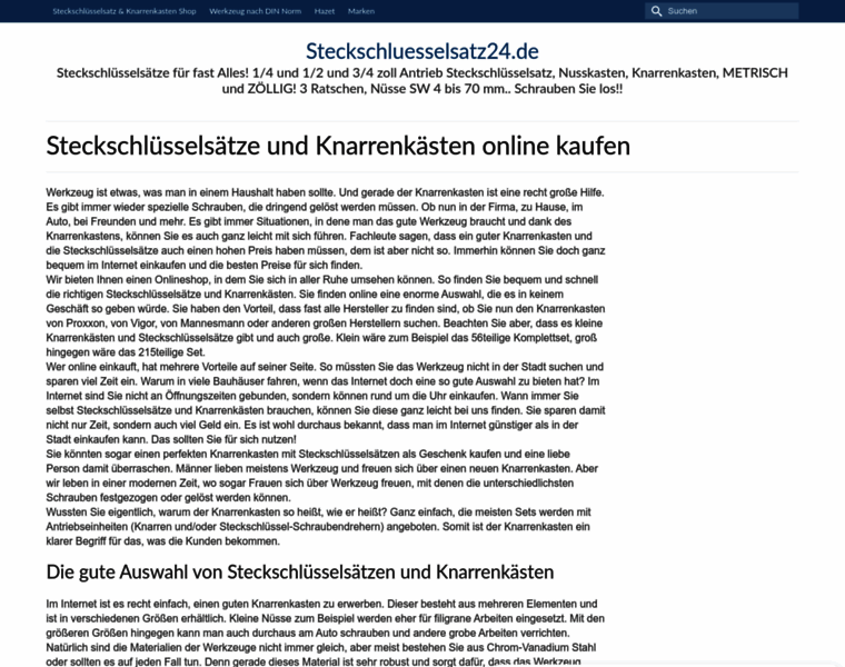 Steckschluesselsatz24.de thumbnail