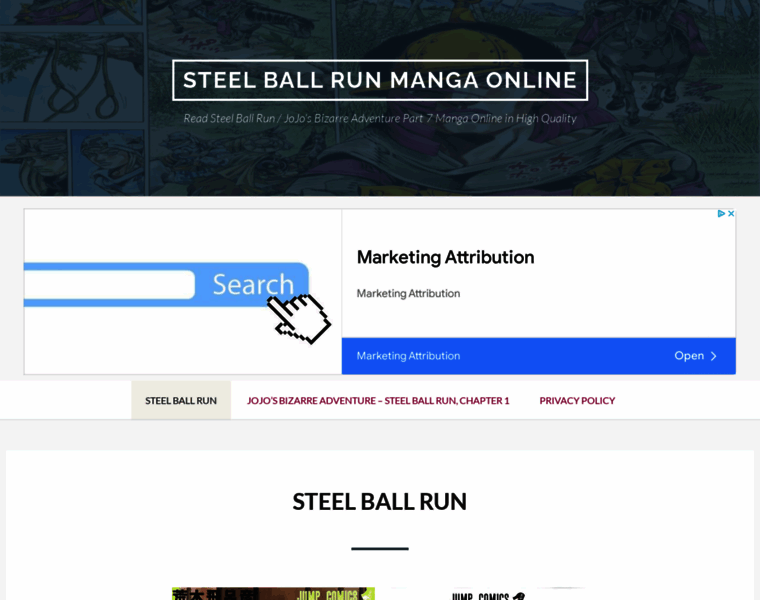 Steel-ball-run.com thumbnail