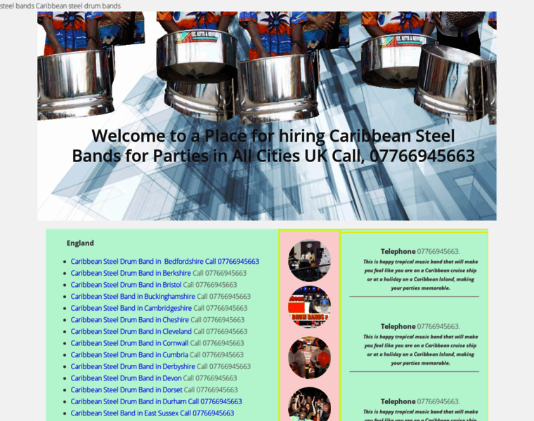 Steelbands-caribbeansteeldrumbands.co.uk thumbnail