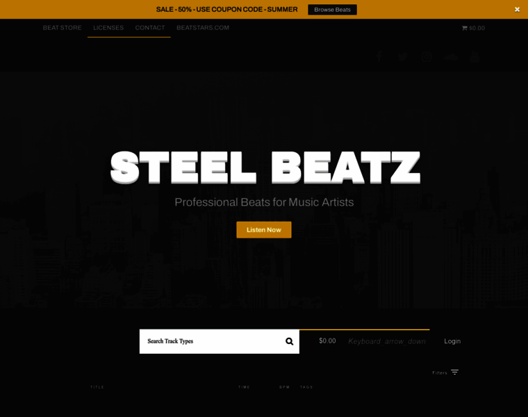 Steelbeatz.com thumbnail