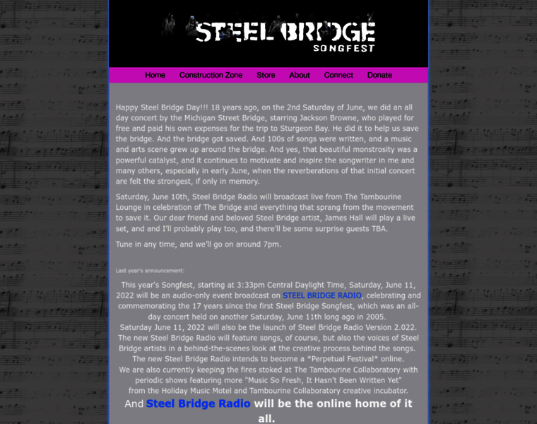 Steelbridgesongfest.org thumbnail