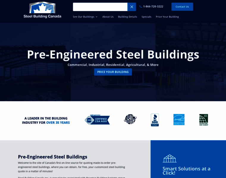 Steelbuildingcanada.com thumbnail