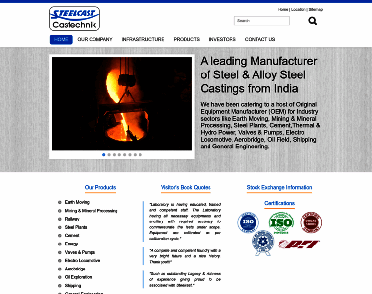 Steelcast.net thumbnail Steelcast.net thumbnail
