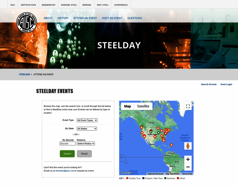 Steeldayevents.aisc.org thumbnail