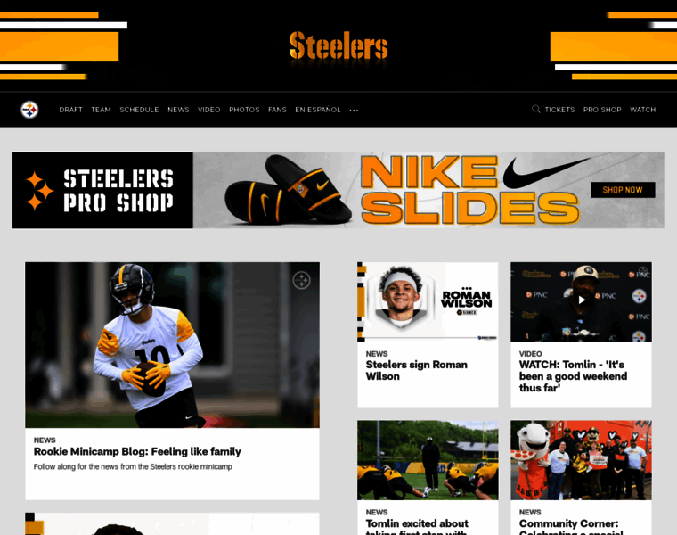 Steelers.com thumbnail