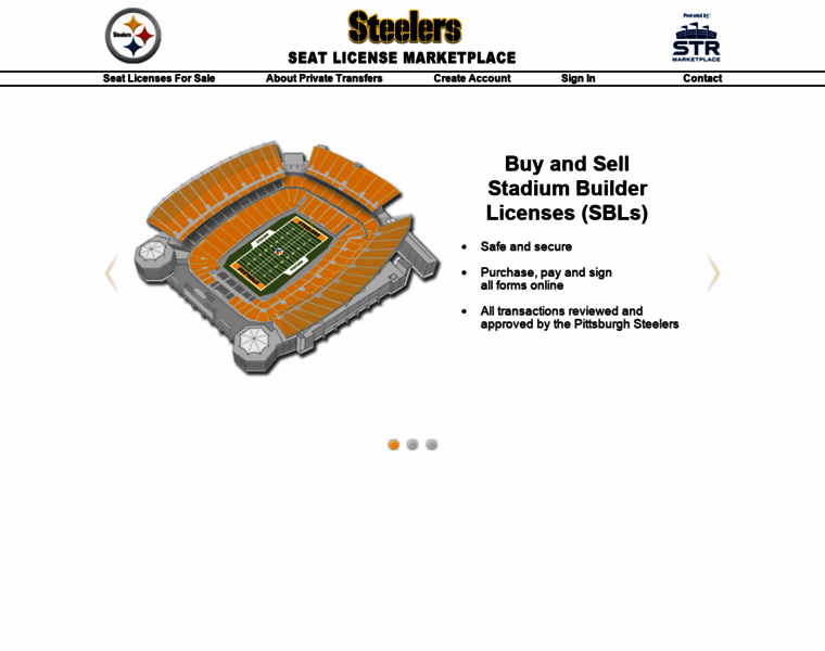 Steelers.strmarketplace.com thumbnail